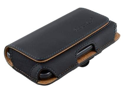 LG Optimus F5 P875 Synthetic Leather Belt Pouch - Classic Black