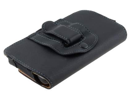 LG Optimus F5 P875 Synthetic Leather Belt Pouch - Classic Black