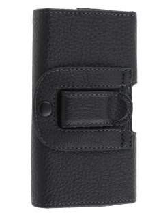 Textured Synthetic Leather Belt Pouch - Bumper Case Compatible