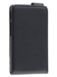 Synthetic Leather Flip Case for LG Optimus L7 II P710 - Classic Black