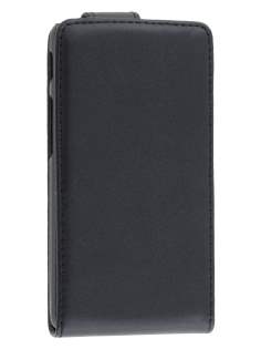 Synthetic Leather Flip Case for LG Optimus L5 II E460 - Classic Black