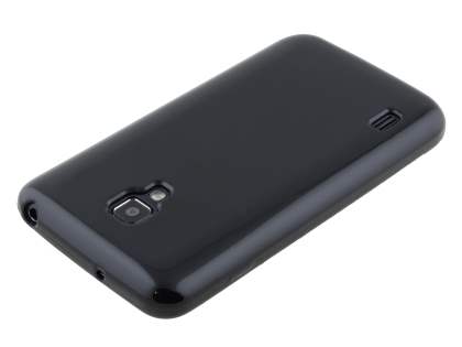Frosted Colour TPU Gel Case for LG Optimus L7 II P710 - Classic Black