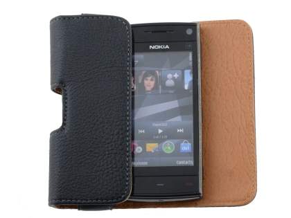 Textured Synthetic Leather Belt Pouch for Nokia X6