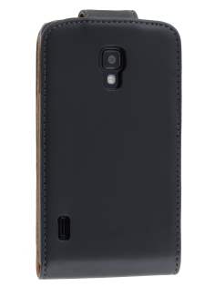Synthetic Leather Flip Case for LG Optimus L7 II P710 - Black Synthetic Leather Flip Case for LG Optimus L7 II P710 - Black