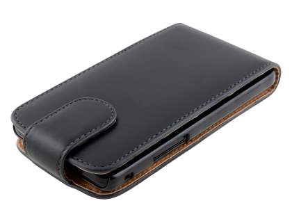 Synthetic Leather Flip Case for Samsung Galaxy S II I9100 - Black