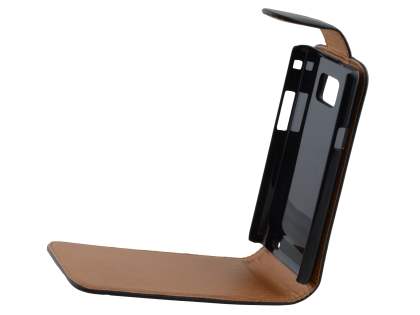Synthetic Leather Flip Case for Samsung Galaxy S II I9100 - Black