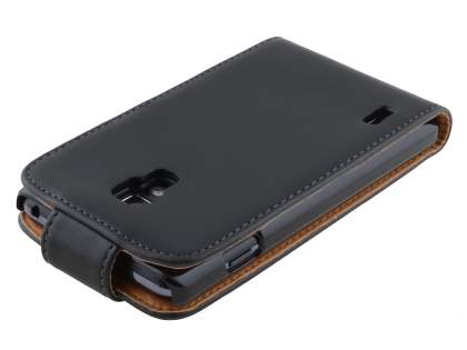 Synthetic Leather Flip Case for LG Optimus L7 II P710 - Black