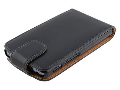 Synthetic Leather Flip Case for LG Optimus L7 II P710 - Black