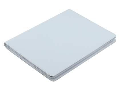 Premium Genuine Leather Slim Portfolio Case with Stand for iPad 2/3/4 - Pearl White