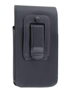 Smooth Synthetic Leather Vertical Belt Pouch for Huawei