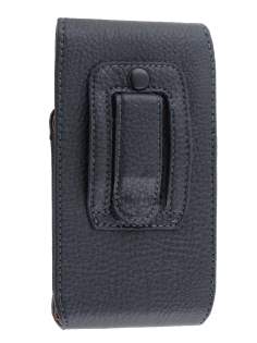 Textured Synthetic Leather Vertical Belt Pouch for Huawei