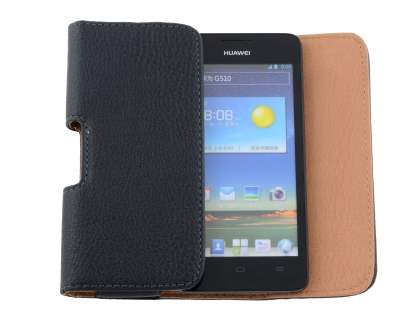 Textured Synthetic Leather Belt Pouch for Huawei Ascend G510