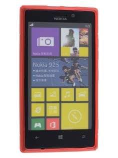 Wave Case for Nokia Lumia 925 - Frosted Red/Red