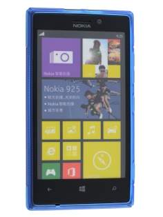 Wave Case for Nokia Lumia 925 - Frosted Blue/Blue