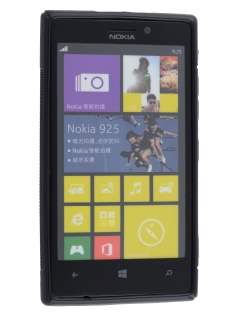 Wave Case for Nokia Lumia 925 - Frosted Black/Black