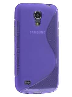 Wave Case for Samsung Galaxy S4 mini - Frosted Purple/Purple Soft Cover