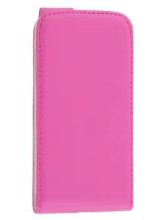 Synthetic Leather Flip Case for Samsung Galaxy S4 mini - Pink