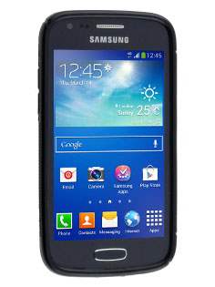Wave Case for Samsung Galaxy Ace 3 - Frosted Black/Black