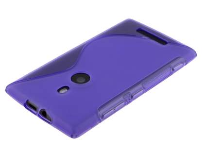 Wave Case for Nokia Lumia 925 - Frosted Purple/Purple