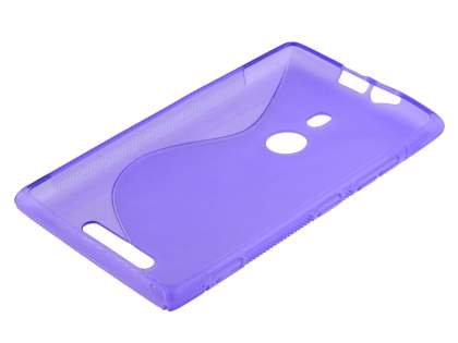 Wave Case for Nokia Lumia 925 - Frosted Purple/Purple