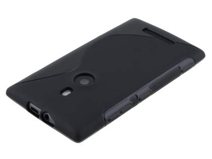 Wave Case for Nokia Lumia 925 - Frosted Black/Black
