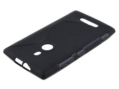 Wave Case for Nokia Lumia 925 - Frosted Black/Black