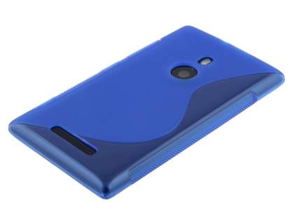 Wave Case for Nokia Lumia 925 - Frosted Blue/Blue