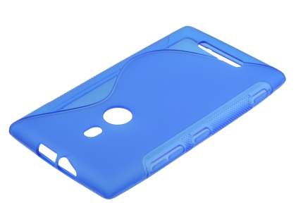 Wave Case for Nokia Lumia 925 - Frosted Blue/Blue