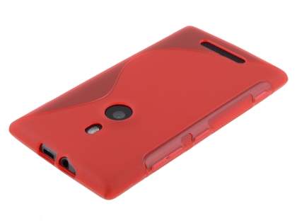 Wave Case for Nokia Lumia 925 - Frosted Red/Red