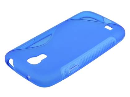 Wave Case for Samsung Galaxy S4 mini - Frosted Blue/Blue