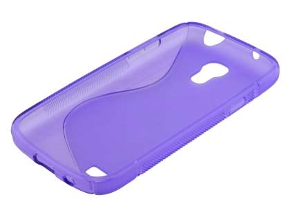 Wave Case for Samsung Galaxy S4 mini - Frosted Purple/Purple