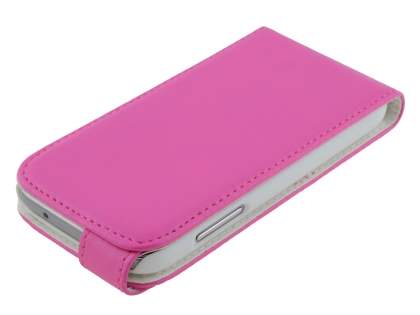 Synthetic Leather Flip Case for Samsung Galaxy S4 mini - Pink