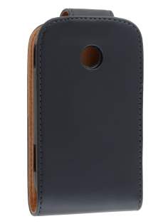 Samsung Galaxy Music S6010 Synthetic Leather Flip Case - Black Samsung Galaxy Music S6010 Synthetic Leather Flip Case - Black