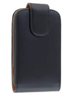 Samsung Galaxy Music S6010 Synthetic Leather Flip Case - Black