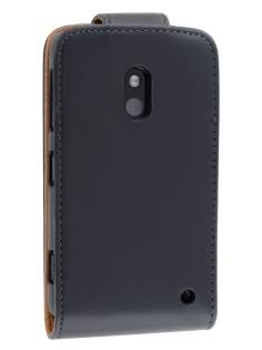 Nokia Lumia 620 Synthetic Leather Flip Case - Black Nokia Lumia 620 Synthetic Leather Flip Case - Black