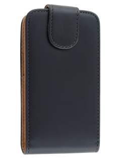 Nokia Lumia 620 Synthetic Leather Flip Case - Black