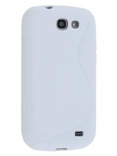 Wave Case for Samsung Galaxy Express i8730 - Pearl White Soft Cover