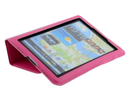 Ultra-Slim Synthetic Leather Case for Samsung Galaxy Tab 7.7 P6800 - Pink