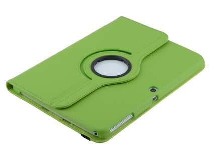 VELOCITY Synthetic Leather 360° Swivel Flip Case for Samsung Galaxy Tab 3 10.1 - Green