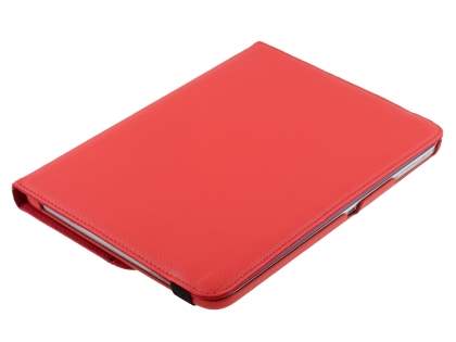 VELOCITY Synthetic Leather 360° Swivel Flip Case for Samsung Galaxy Tab 3 10.1 - Red