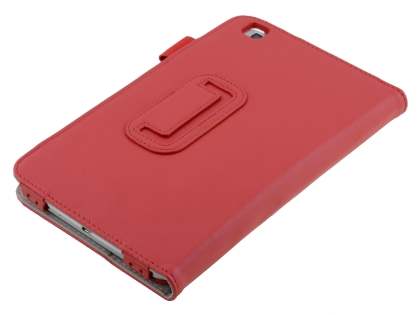 Synthetic Leather Flip Case with Fold-Back Stand for Samsung Galaxy Tab 3 8.0 - Red