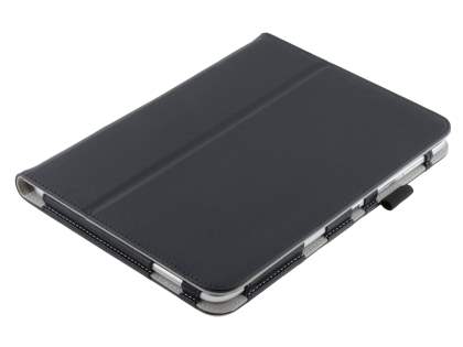 Synthetic Leather Flip Case with Fold-Back Stand for Samsung Galaxy Tab 3/4 10.1 - Classic Black