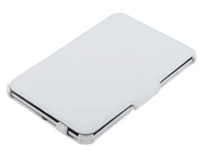 Synthetic Leather Flip Case with Dual-Angle Stand for Samsung Galaxy Tab 7.0 Plus - Pearl White