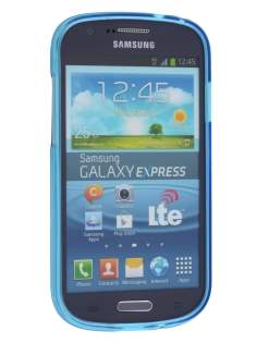 Frosted TPU Case for Samsung Galaxy Express i8730 - Frosted Blue