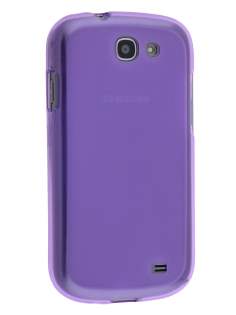 Frosted TPU Case for Samsung Galaxy Express i8730 - Frosted Purple Soft Cover