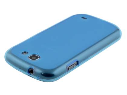 Frosted TPU Case for Samsung Galaxy Express i8730 - Frosted Blue
