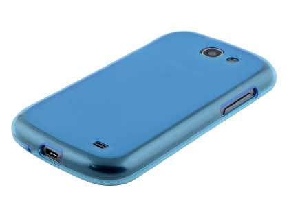 Frosted TPU Case for Samsung Galaxy Express i8730 - Frosted Blue