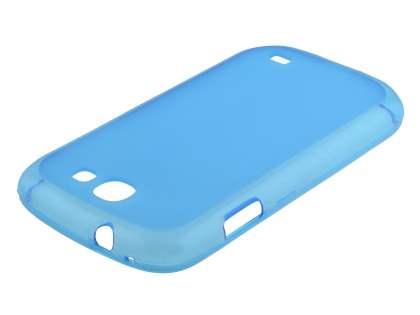 Frosted TPU Case for Samsung Galaxy Express i8730 - Frosted Blue