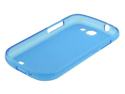 Frosted TPU Case for Samsung Galaxy Express i8730 - Frosted Blue