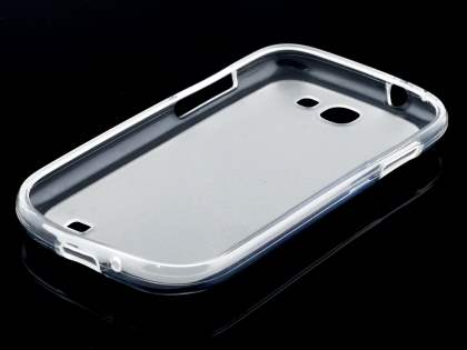 Frosted TPU Case for Samsung Galaxy Express i8730 - Frosted Clear